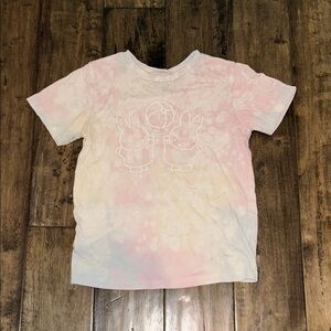 Kira x Miffy Kids Tie-Dye Bunny Graphic Tee - Pastel Pink & Blue